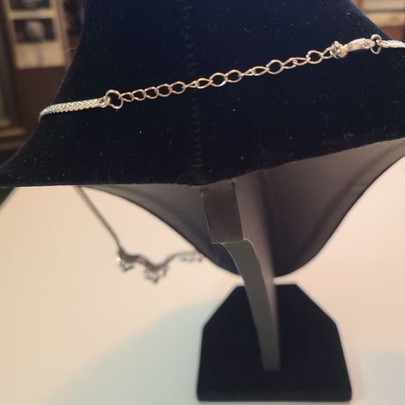 Wedding Necklace and Earrings with Rhinestones Costume Jewelry - Picture 4 of 11